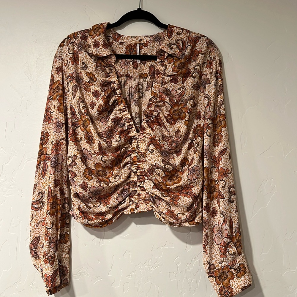 Free people got you printed top